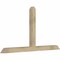 Ekena Millwork Portland Rough Sawn Timber Gable Bracket, Douglas Fir, 72"W x 39"H x 4"D x 4"F, 13/12 Pitch GBW072X39X0404POR00RDF - alternate 3